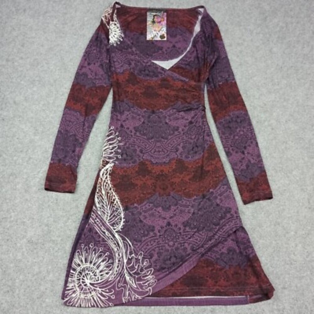 Purple burgundy Desigual dress